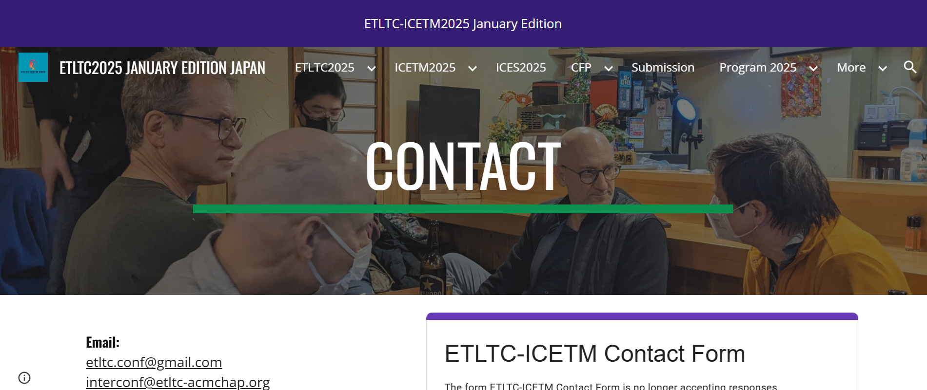 The 7th International Conference on ICT Integration in Technical Education (ETLTC-ICETM2025)